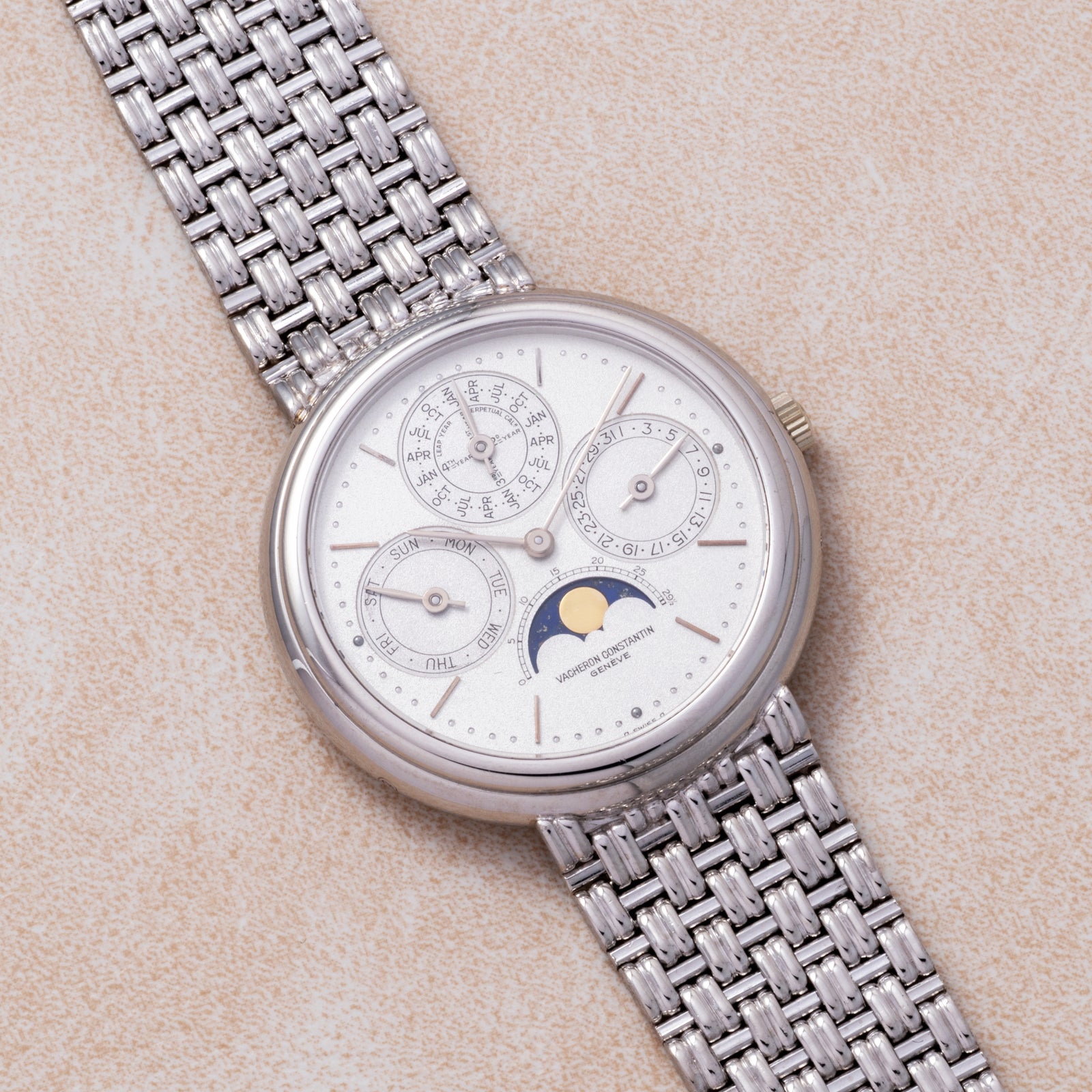 Vacheron Constantin 'Platinum' Perpetual Calendar Moonphase