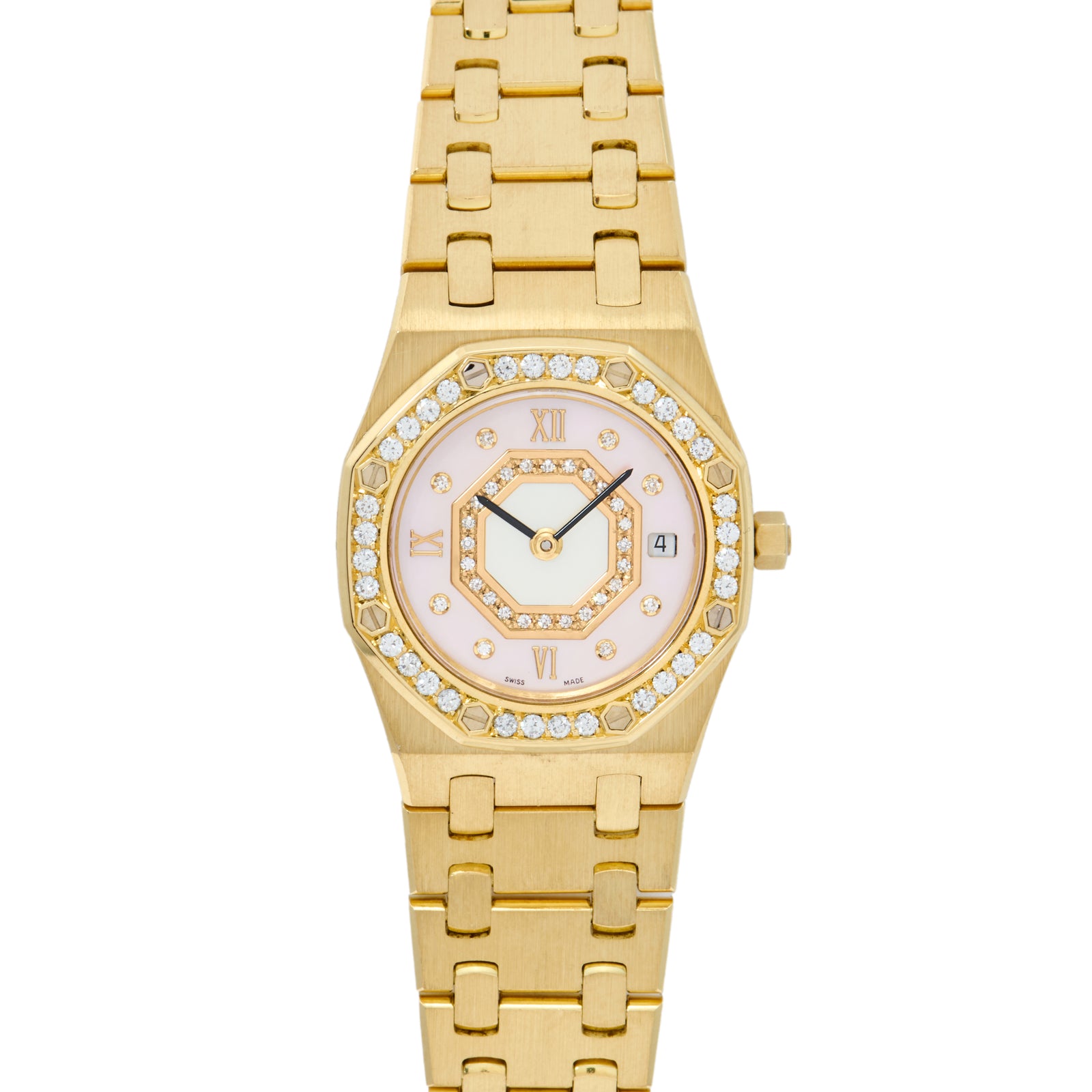 Audemars Piguet Royal Oak 'Pink MOP' Ladies Diamonds