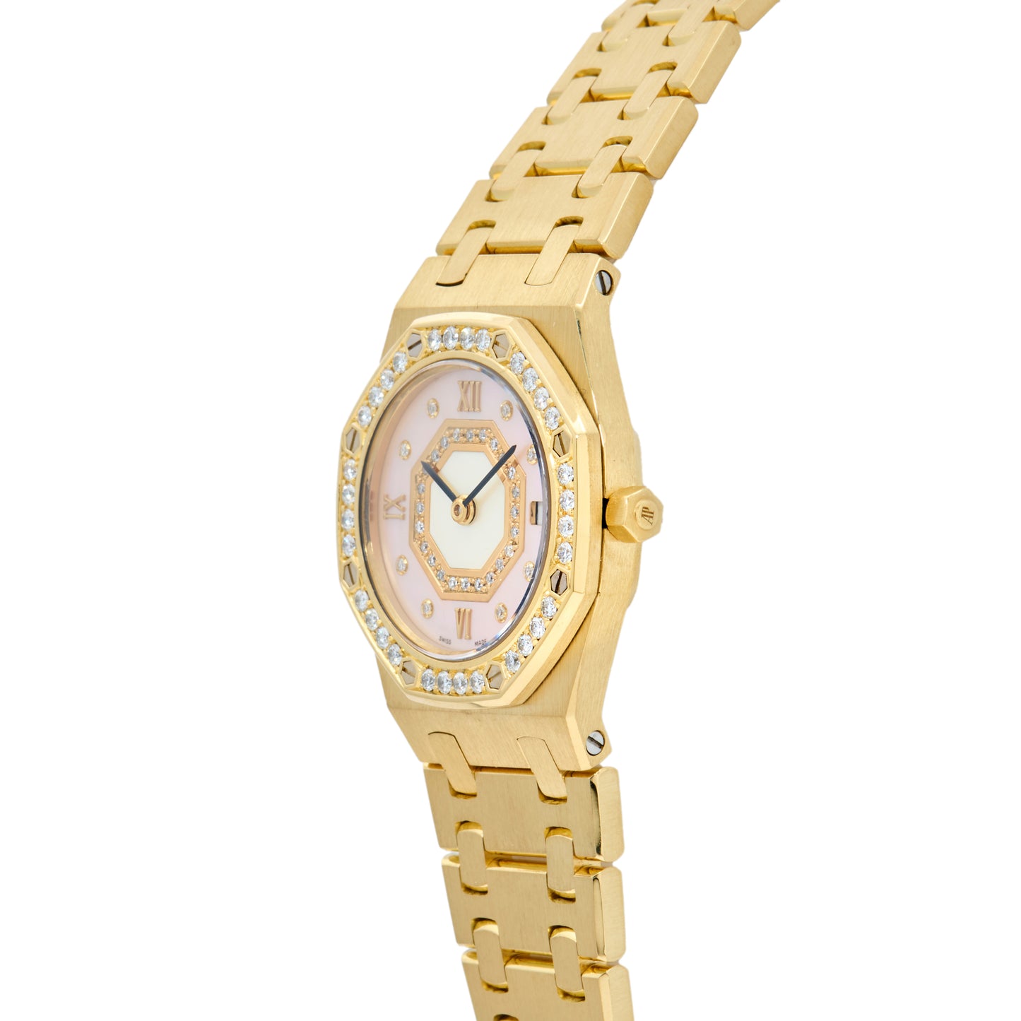 Audemars Piguet Royal Oak 'Pink MOP' Ladies Diamonds