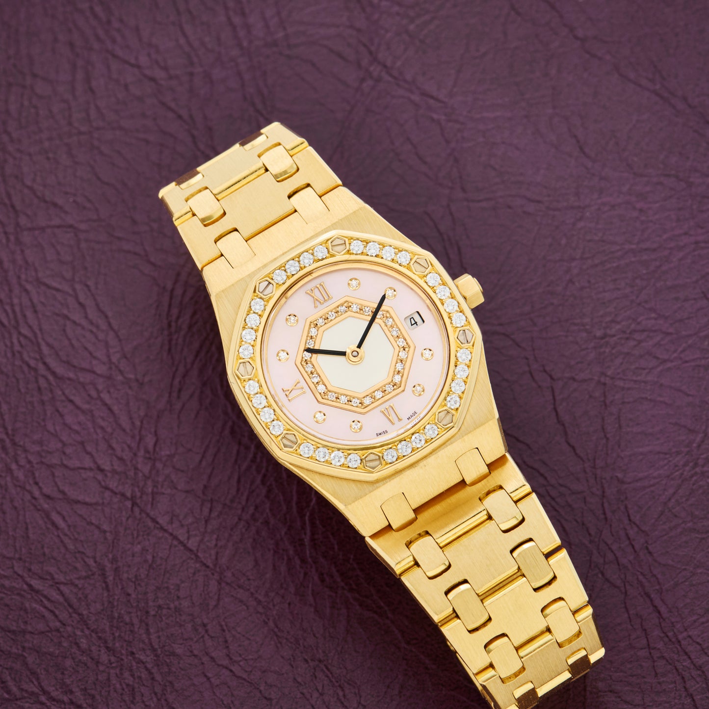 Audemars Piguet Royal Oak 'Pink MOP' Ladies Diamonds