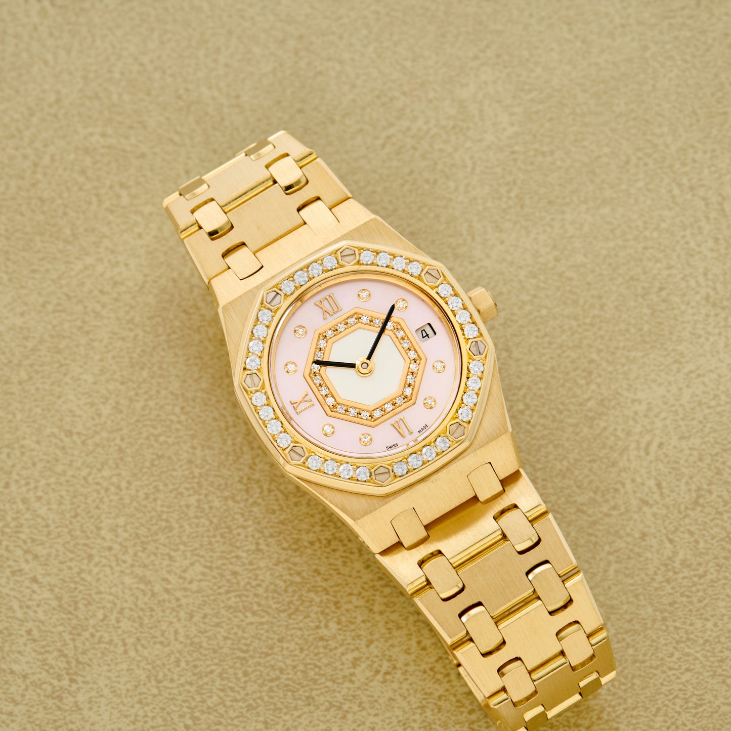 Audemars Piguet Royal Oak 'Pink MOP' Ladies Diamonds