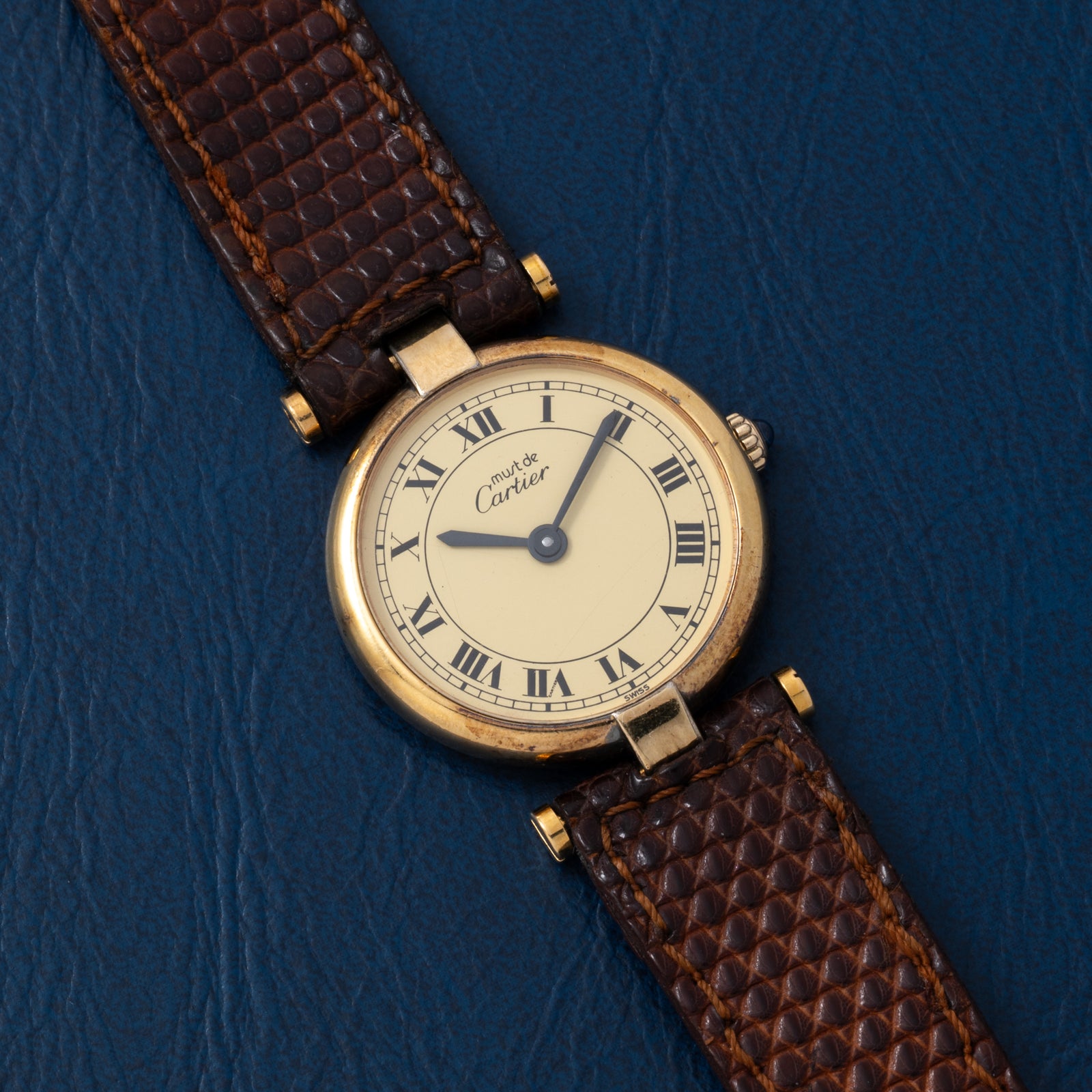 Cartier 'Must De Cartier' Vendome Vermeil