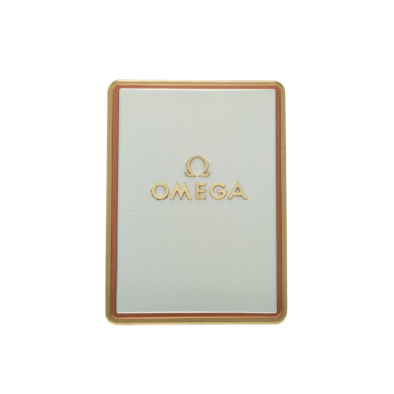 Omega Brass Display Plaque