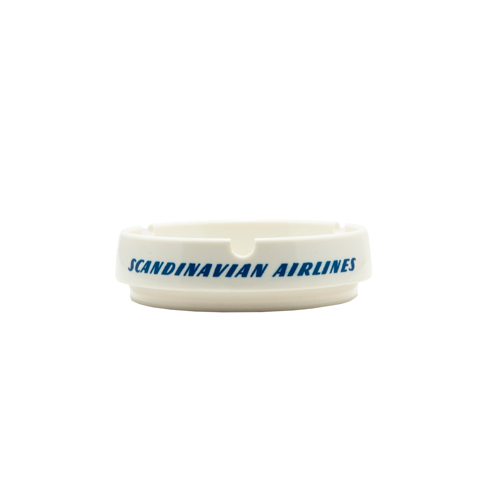 Scandanavian Airlines Ashtray - White Melamine