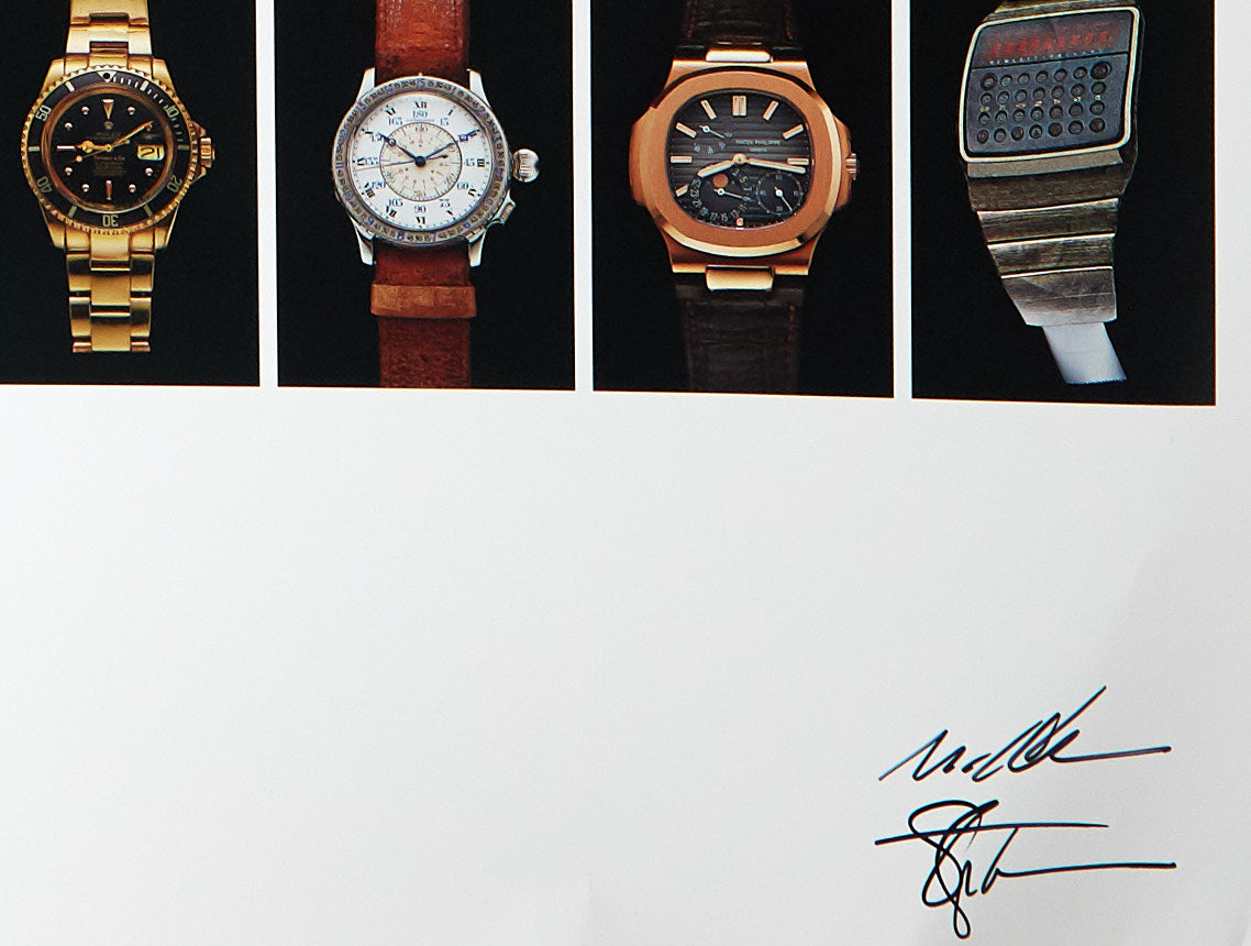 A Man And His Watch - Signed Art Print Poster